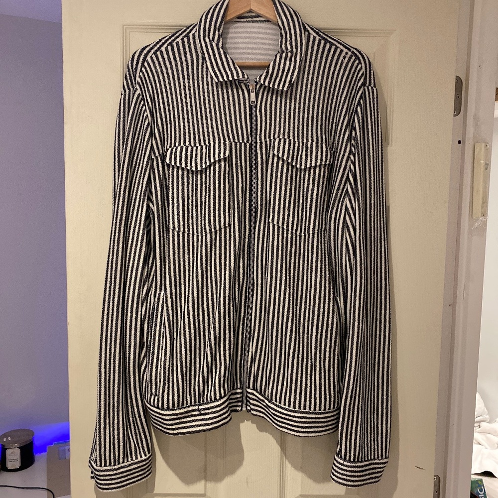striped jacket